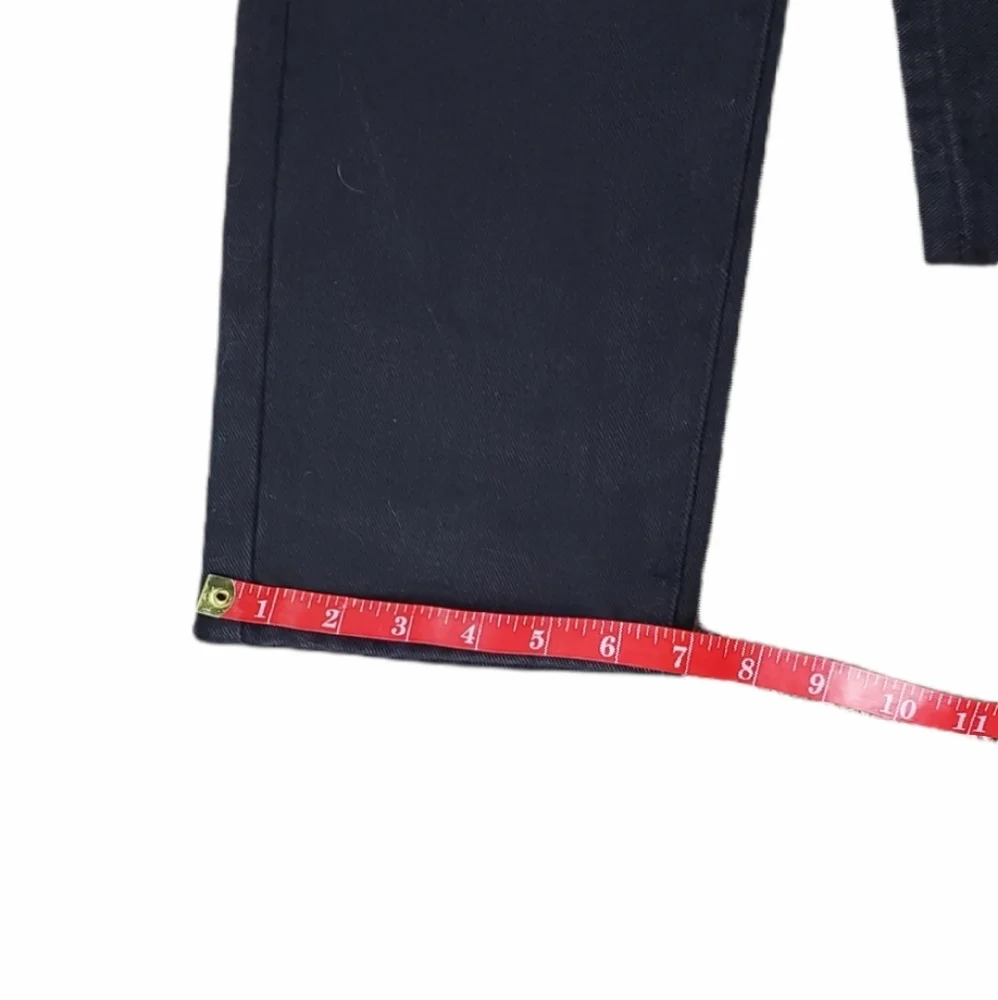 MOVING! Princess Polly Black Button Up High Rise Ankle Jeans - Picture 4 of 7